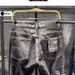 Color Blocked Ripped Denim Shorts For Men Loose Mid-Length Summer Outerwear Trendy Patchwork Five Point Pants_mkmklike.com