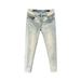 "Slim-Fit Stretch Jeans – Tailored Cropped Denim For Modern Minimalists (28-36, Dark Wash/Black)"_mkmklike.com