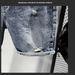 Blue Treny Personalize Zipper Splicing Slim Fit Rippe Enim Shorts For Men's Youth Summer New Five Quarter Pants_mkmklike.com