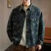 Spring Autumn New Jacquard Long Sleeve Denim Shirt For Men, Trendy Brand, Loose And Handsome, Casual Work Jacket, Outer_mkmklike.com