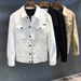 Slim-Fit White Denim Jacket For Men – Korean Streetwear Casual Workwear Coat (S-3XL)_mkmklike.com