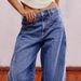 Women's Straight Leg Jeans European American Style Topstitching Street Style Loose Wide Leg Trousers For Women_mkmklike.com