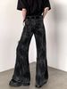 Men's Clothing Micro Flared Men's High Waist Niche Design Jeans High End Ins_mkmklike.com