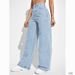 High Waisted Straight Leg Jeans for Women Loose Fit Solid Color Wide Leg Pants Petite New Spring Autumn Style_mkmklike.com