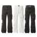 Men's Clothing Heavyweight Multi Pocket Tie Dye Design Jeans Spring And Autumn Men And Women Straight Pants_mkmklike.com