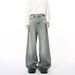 Men's Clothing Men's American Vintage Cleanfit Washed Jeans – Light Blue Relaxed Fit, Mid-Rise (XS-XL)_mkmklike.com
