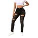 Women's Clothing Summer New Style Ripped Versatile Slim Hip Lifting Pencil Pants Long Pants_mkmklike.com