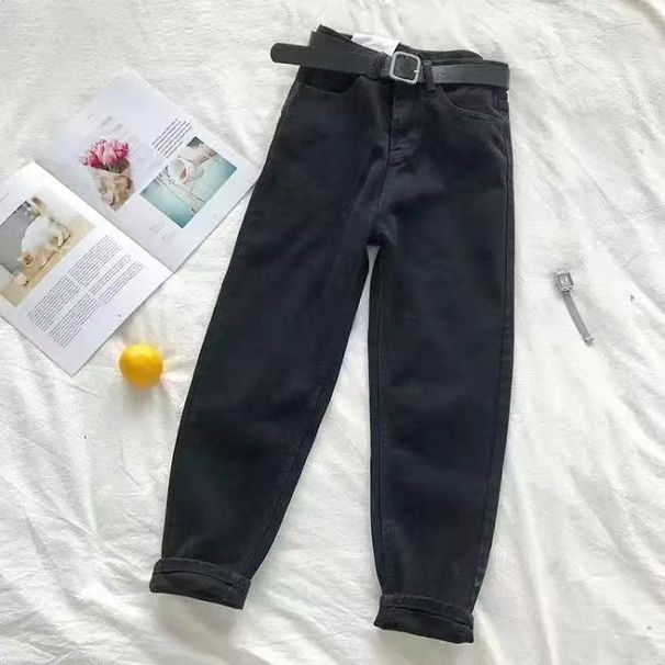 "High-Waisted Slim Flare Jeans – Stretchy Horseshoe Bootcut, Elegant & Slimming For Women"_mkmklike.com
