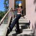 Minghai Low-rise Non-tight Flared Jeans Women, 2025 Autumn New American Retro Style, Slimming Wide-leg Pants For Trendy_mkmklike.com