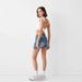 Women's Multi-Pocket Utility Denim Skirt Edgy Stylish Hot Girl Fashion Mini Workwear Denim Skirt for Women XS XL_mkmklike.com