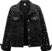 K New Heavy Industry Diamond Studded Rivet Long Sleeve Loose And Slim Fashion Denim Jacket For Women_mkmklike.com