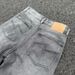 Amxn Nw Lightning Jans Limitd Edition Embroidrd Patch Washd High Strt Loos Straight Long Pants Unisx_mkmklike.com
