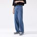 Nordmann Blue Jeans Men Spring Autumn Style American Trendy Brand Casual Guangzhou Xintang Washed Loose Straight Pants_mkmklike.com