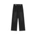 2026 New Vintage Straight-Leg Jeans For Women, Spring And Autumn Style, Petite High-Waisted Floor-Length Loose Wide-Leg_mkmklike.com