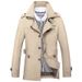 Men's Clothing Men's Casual Windbreaker Mid-length Men's Coat_mkmklike.com