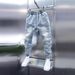 Men's Clothing New Light Blue Elastic Knee Drawstring Cargo Jeans For Men, Spring/Summer Style_mkmklike.com