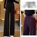 Women’s Lyocell Flared Jeans – High-Waisted, Fleece-Lined & Stretch Bootcut Pants (Purple, 26-31)_mkmklike.com
