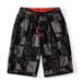 men's shorts shorts loose ultra-thin casual printed Korean style plus size beach pants breathable pants_mkmklike.com