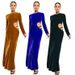 Women's Clothing velvet hollow slim dress_mkmklike.com