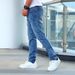 Men's Slim Fit Stretch Jeans - Classic Blue Denim Pants With Multiple Pockets, Comfortable & Stylish For Everyday Wear (S-XXL)_mkmklike.com