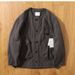 Outdoor Mountain Style Loose Casual Jacket Trendy Men's Spring And Autumn American Retro Simple Collarless Layered_mkmklike.com