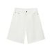 Men's Clothing Retro Vintage Straight Shorts Semi Elastic Versatile Simple Casual Shorts_mkmklike.com