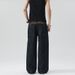 Men's LKTM American Style Washed Embroidered Twill Jeans Unisex Baggy Trendy Relaxed Straight Leg Midweight Polyester Trousers_mkmklike.com