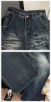 Vintage Washed Blue Jeans – Unisex Relaxed Wide-Leg & Flared Denim Pants For Retro Streetwear_mkmklike.com