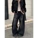 Vintage Washed Straight-Leg Jeans – Unisex Clean Fit Denim Pants With Distressed Details (S-3XL)_mkmklike.com