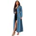 Women’s Classic Denim Button Cardigan – Versatile Lightweight Jacket (Dark/Light Blue, S-XXL)_mkmklike.com