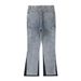 Men's Clothing High Street Water Ins Same Style Washed Vibe Style Loose Splicing Splash Ink Zipper Jeans Logging Overalls_mkmklike.com