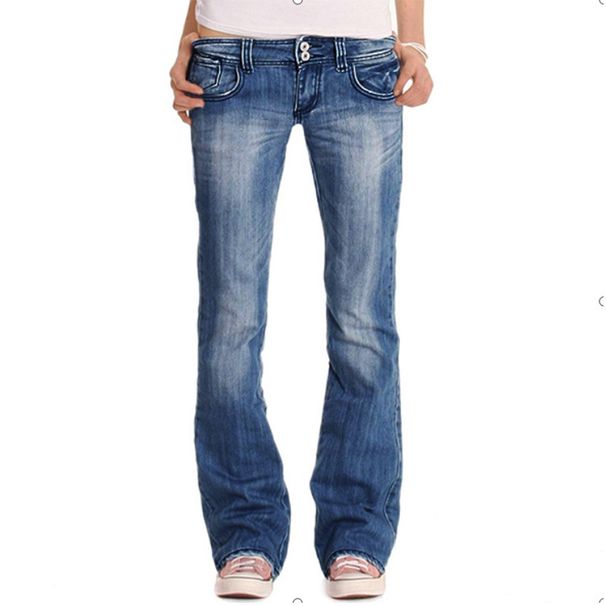 "Women's Slim-Fit Embroidered Jeans – Gothic Vintage Denim Pants With Intricate Stitching, Black Stretchable High-Waisted Trousers For Daily Wear"_mkmklike.com