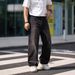 Men's Summer Loose Straight Leg Jeans Washed Retro Trousers_mkmklike.com