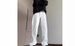 American White Micro-pull Jeans Men's 2024 Autumn And Winter New Trendy Brand Versatile High Street Bell Pants Loose Straight-leg Pants_mkmklike.com