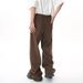 Men's Clothing Four Seasons New Straight Loose Simple Mid High Waist Jeans_mkmklike.com