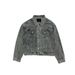 Version Handsome Trendy Couple Style Casual Washed Vintage Grey Hip Hop Same Denim Jacket_mkmklike.com