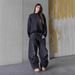 Men's Retro Bat Pattern Embroidery Loose Jeans Harajuku Style Street Fashion Slouchy Pants_mkmklike.com