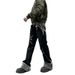 Men's Clothing High Street Graffiti Camouflage Patchwork Jeans Spring And Autumn Trousers_mkmklike.com