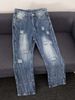 Summer Thin Ripped Jeans Men's Straight Retro Casual Fashion Brand American High Street Trend Washed Cool Pants_mkmklike.com