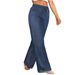 Summer High Waisted Slimming Floor Length Tencel Denim Jeans Loose Fit Versatile Casual Style for Women 2026 New Arrival_mkmklike.com