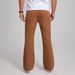 Men's Slim Fit Denim Flared Pants Style Fashion Solid Color High Waist Straight Leg Trousers_mkmklike.com
