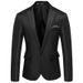 New Men's Slim Fit Single breasted Suit Youth Fashion Casual Wedding Party Dress Coat_mkmklike.com