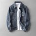 Men's Clothing New Spring And Summer Men's Denim Jacket Retro Handsome Korean Jacket Men's Casual Spring And Autumn Style Trendy Denim Jacket_mkmklike.com