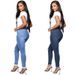 Women's Clothing Hole Washed Jeans_mkmklike.com