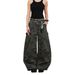 Men's Trendy Handsome Cross Border Denim American Retro Camouflage Curved Blade Sickle Pants Casual Street Style Couple Outfit_mkmklike.com