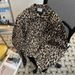 New American Leopard Print Denim For Men In Spring Autumn, Niche Collar Design, Short And Loose Fit Jacket_mkmklike.com