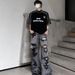 American Ins Do Old Ruffian Handsome Wide-leg Ripped Jeans 2025 New Trendy Brand Street Loose Straight Trousers Men_mkmklike.com