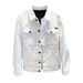 Men's Clothing Spring And Autumn Casual Slim Fit White Denim Jacket Men's Tops Casual Workwear Denim Jacket Men_mkmklike.com