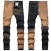 Trendy Style Men's Denim Overalls - Loose Fit With Large Pockets, Comfortable & Stylish Jeans For Casual Wear"_mkmklike.com