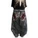 Streetwear Wide Leg Jeans Men Y2K Harajuku Baggy Jeans Embroidery Pattern Hip Hop Vintage Denim Pants Straight Casual Trousers_mkmklike.com